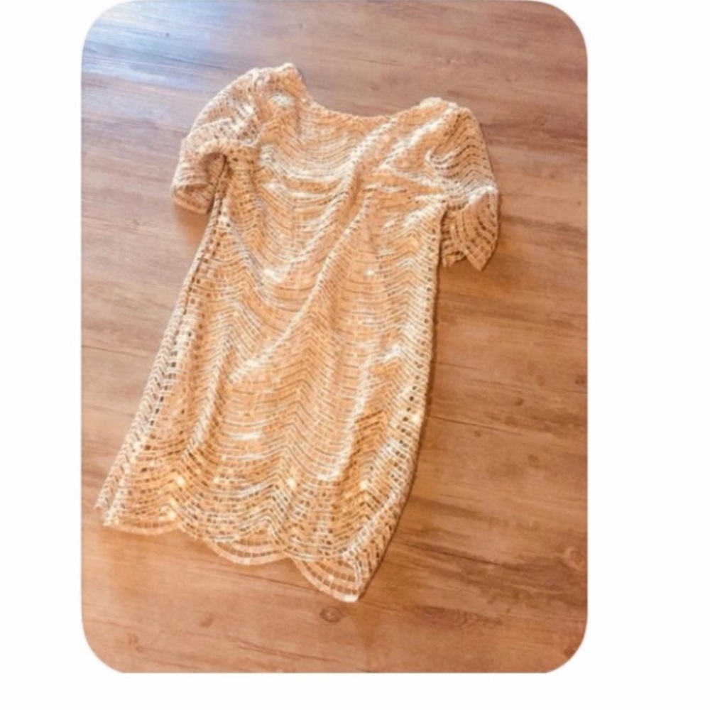 Gold Cocktail Dress